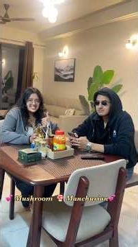 ❤️Mushroom Manchurian❤️#Homemadefood #Desichinese #Foodielife #kitchendiaries