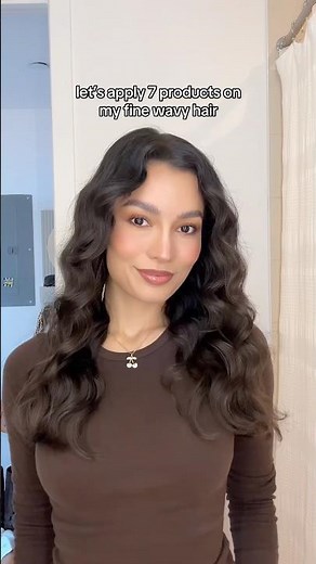 how to layer products on fine wavy hair