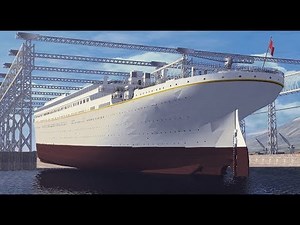 The Launch Of R.M.S. Olympic