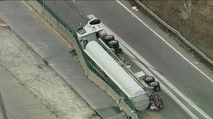 Tanker crash on I-55 causes traffic delays