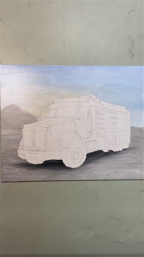 2.4K views · 80 reactions | Some piano accompaniment (by me) to a Kenworth painting (also by me) #trucking#truck #trucks #kenworth | Miss Flatbed Red | Facebook