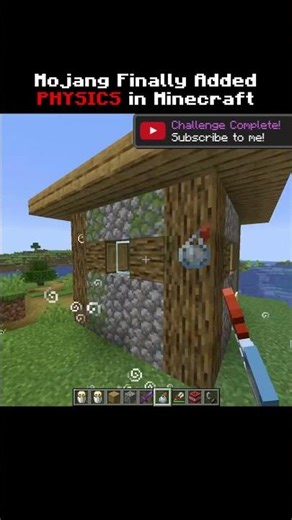 Mojang Finally Added PHYSICS in Minecraft