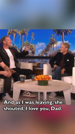 Chris Martin nearly embarrassed his teen daughter at work | Ellen DeGeneres