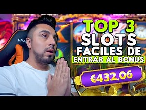 Top 3 SLOTS mas fáciles de entrar al bonus | PKM