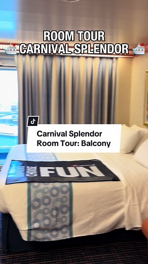 Carnival Splendor Balcony Stateroom Tour