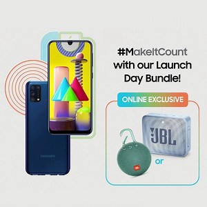 15K views · 259 reactions | FREE JBL speaker worth up to P3,499 when you get the all-new #GalaxyM31PH today! Buy now via our official online stores and experience power-packed features that will #MakeItCount. Hurry, promo is valid for one day only! Buy now: spr.ly/GalaxyM31-LaunchDayOffer | Samsung | Facebook