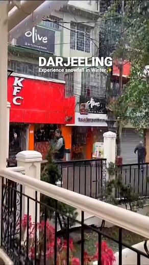 Snowfall at Darjeeling during winter ❄️ ⛄️ #travelgangtok #incredibleindia #darjeeling #darjeelingdiaries #darjeelingtourism #bengaltourism #NorthBengal #DarjeelingHills #snowfall #winterwonderland #sikkim #SikkimDarjeeling | TravelGangtok