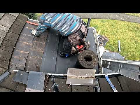 Cedar shake roofing repair.