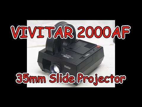 VIVITAR 2000AF Auto-Focus 35mm Slide PROJECTOR eBay Listing DEMO