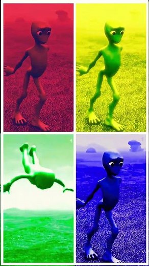 Alien Dance Challenge 👽🔥 | Cosmic Vibe Moves in Zero Gravity