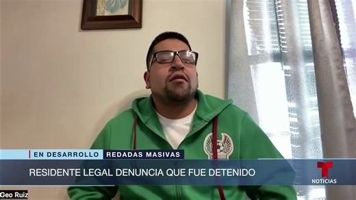 5.3M views · 100K reactions |  Entrevista exclusiva | Hablamos con un inmigrante mexicano con residencia permanente en EE.UU. que denunció que ICE lo detuvo a pesar de tener documentos. Contó también que los agentes no le creyeron que eran verdaderos. El incidente ocurrió afuera de su casa en Alabama. | Noticias Telemundo | Facebook