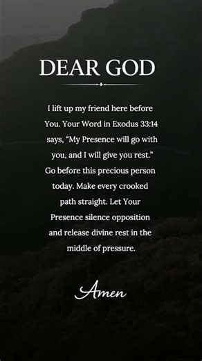 Powerful Daily Prayer for God’s Presence to Go Before Them