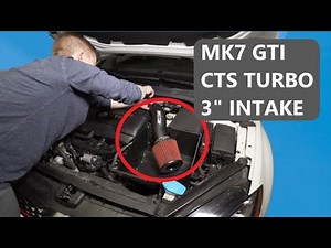 CTS Turbo Intake Install Volkswagen Golf GTI MK7