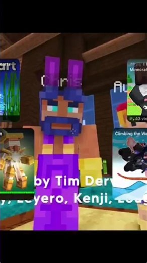 #minecraft checkpoint got his big head down to size and the rest of him too