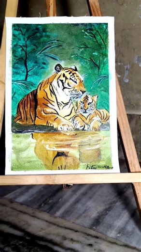 ​"Nature’s masterpiece in the making."✨ #art#drawing#trending#painting#artist#youtubeshorts