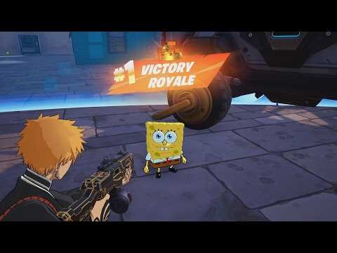 Spongebob Squarepants Has HIDDEN Voice Lines In Fortnite (Spongebob Gameplay & Review)