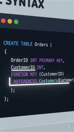 😱🤯FOREIGN KEY in SQL Explained in 10 Seconds! 🔗🔥 | DBMS #sql #newsql #viral #viralvideo #ytshorts