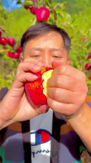 The Juiciest Apple Ever Picked From the Orchard 🍏