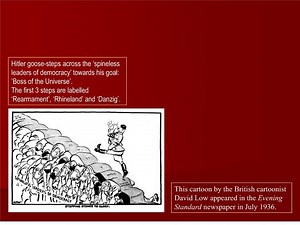 This cartoon by the British cartoonist David Low appeared in the Evening Standard newspaper in July 1936. - SlideServe