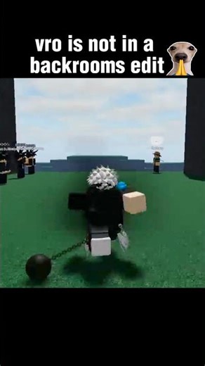 vro is not in a backrooms edit || #roblox #trending #tsb #thestrongestbattlegrounds