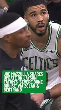 Mazzulla provides update on Tatum’s ‘severe’ bone bruise ahead of Game 3
