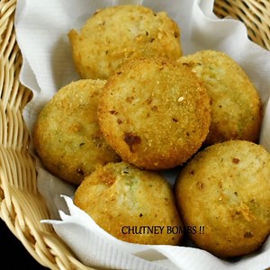 128K views · 682 reactions | 2 easy party potato snacks : chutney bombs | potato nuggets by subscribe for more recipes : https://bit.ly/3j3yT7d | Ambika Shetty's Kitchen | Facebook