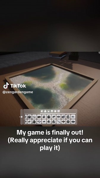 After one year of work my game is finally out #game #zengarden #tinyglade #viral #indie