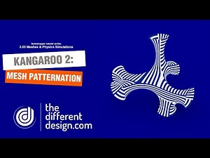Create Amazing Mesh Patterns in Kangaroo Physics (Grasshopper Tutorial)
