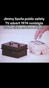 public safety TV advert 1974 nostalgia Clunk click and lose objects #jimmysavile #savile #clunkclick #tv #advert #nostalgia #70snostalgia #publicsafety #safety #safe #carsafety #seatbelt #jimmy #shocking #commercial #vintage #retro #1974 #trendingvideo #viralvideos #police #leeds #sirjimmysaville #criminal #child #childhood #childsafe #bbc #dj #nostalgic #roadtrip #healthandwellness #objects #lose #losethings #boxes | Nostalgia Wizard