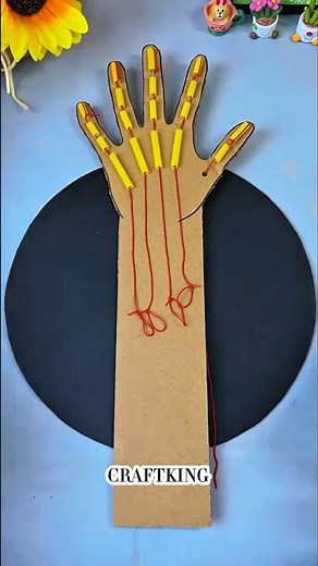 How to make a robotic hand with using cardboard DIY making robotic hand craft ideas #robot #handmade