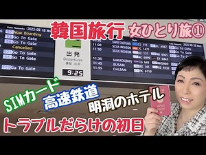 【韓国旅行】女ひとり旅①福岡からソウル 明洞まで