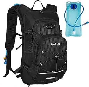 Hydration Backpack,Lightweight Hiking Backpack with 2L Water Bladder,Water Backpack for Biking, Running, Festival
