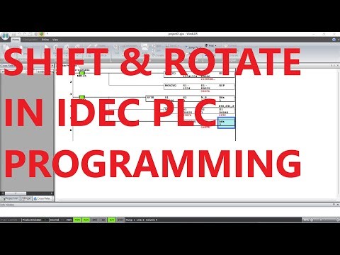 13 an Idec Plc Programming Shift and Rotate instructions SFTL, SFTR, WSFT, BCDLS, ROTL, ROTR