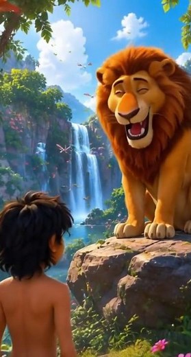 🦁Mowgli aur Sher khan Ki Dosti! 🦁 | Heartwarming Jungle Story#cartoon