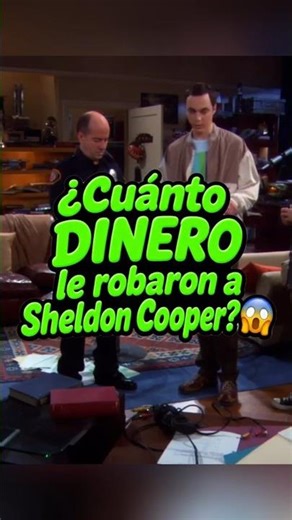 How much MONEY was stolen from Sheldon Cooper? 😱💰 #shorts #thebigbangtheory