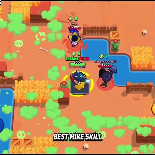 best mike skills #brawlstars #brawler #gameplay #dynamike