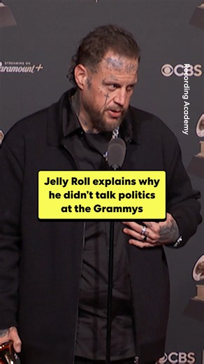 Jelly Roll says he feels 'disconnected' from politics