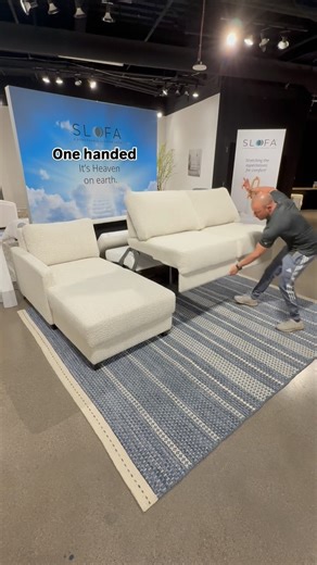 Meet the SLOFA: A Remarkable Sleeper Sofa, Built in America for Sweet Dreams #sleepersofa #madeinusa #customfurniture #furnituredesign #sofabed #designcenter | Brick and Mortarless Furniture