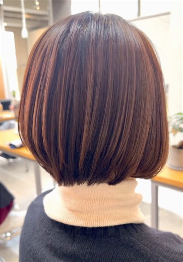 上品なグラボブ/bob Bob haircut Corte de pelo bob Corte de cabelo bob 단발펌스타일 波布髮型 波波頭 Potongan rambut Bob ▪️使用ハサミ/scissors @joewell_japan @joewell_global #hair #haircut #hairstyles #ショートボブ #ボブ