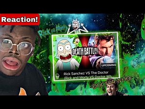 Werid Fight!? Rick Sanchez VS The Doctor (Rick and Morty VS Doctor Who) | DEATH BATTLE! REACTION!