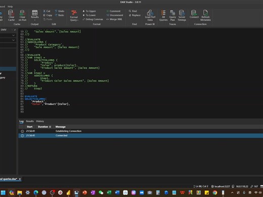 DAX_SELECTCOLUMNS 函数