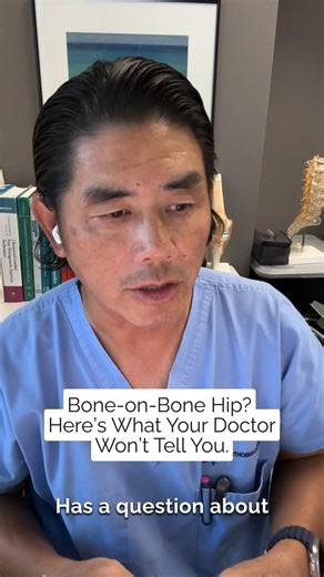 Bone-on-bone hip pain? Here’s the quick breakdown: - PRP.. best for mild arthritis or tendon irritation - BMAC (your stem cells).. better for advanced cartilage loss - Always use image guidance for accuracy Hip pain isn’t always from the hip — get a proper diagnosis before choosing treatment. Early orthobiologics often work better than waiting for surgery. | Dr. Dwight Lin, MD