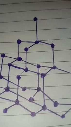 how to draw a diamond structure