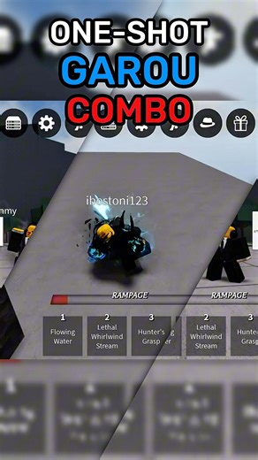 Garou combo 🌚🔥 #tsb #tsbg #Roblox #rblx #роблокс