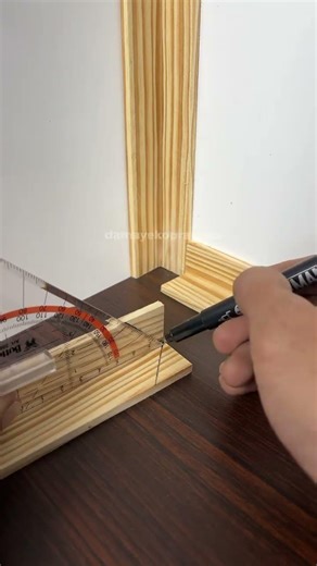 The Easiest Way to Measure Corner Angles#woodworking #woodworkingtips #carpentry #ideas #woodjoinery