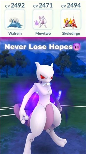 Shadow Mewtwo ☠️ Showing his Real Power 😈 #pokemongo #pokemon #gbl