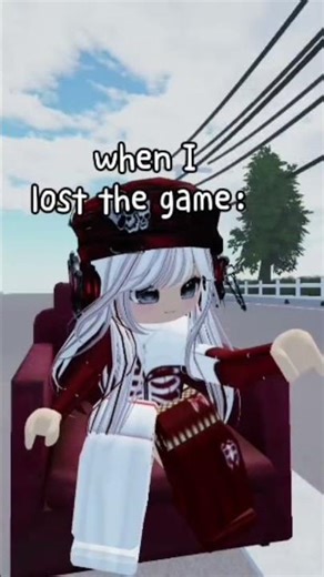 When I lost the game： #roblox