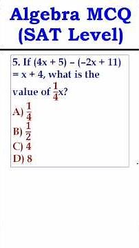 Digital SAT Math Practice Test | Solve If You’re Smart!