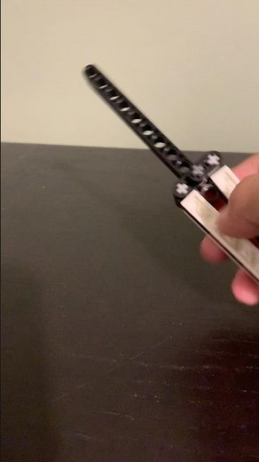 Lego butterfly knife tutorial! #lego