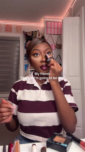 like i promise im not ready either 🌚 #fyp #relatable #makeuptutorial #trendingvideo